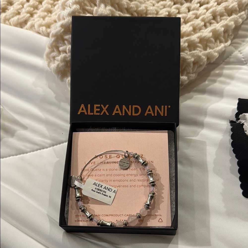 NWT - Alex and Ani Silver Charm Bracelet